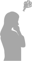 イメージイラスト：WEB面接が苦手…。気持ちをうまく 表現出来ない。