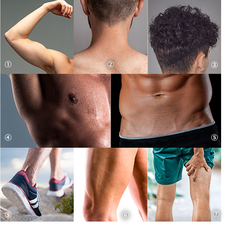 画像：香水を付けるのに好ましい場所